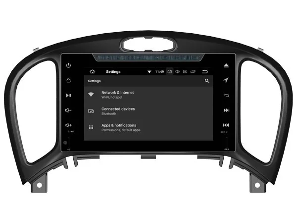 Discount Car DVD Player GPS Navigation For NISSAN JUKE 2012-2017 Android 9.0 Octa Core 4G Ram 32G Rom Bluetooth WiFi Mirror Link 2 Din 2