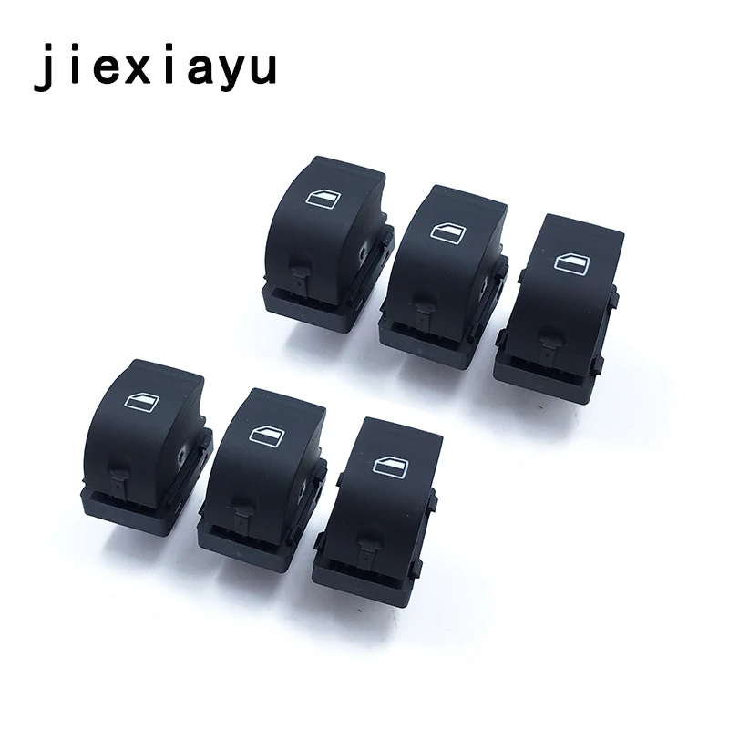 

6Pcs Car Window Lifter Switch Power Window Control Switch for A4 S4 RS4 R8 TT Seat Exeo 8E0 959 855
