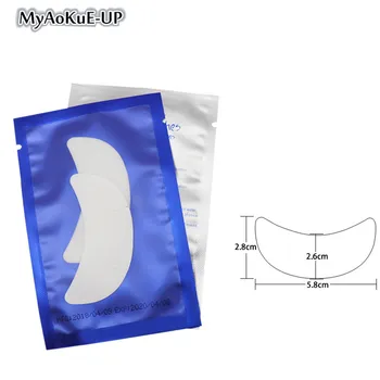 

500 pairs Eye Gel Patches Lint Free Under Eyes During eyelash extension application Under Paper Patch Pad Eyelash Extension Tool