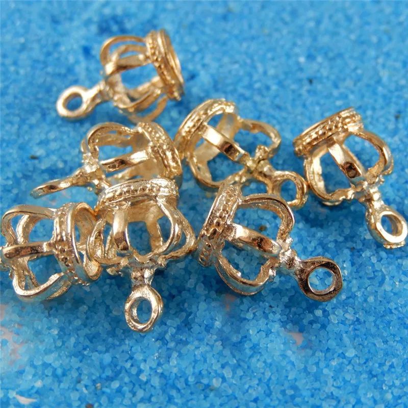Подвеска в виде короны из золотого сплава 14 х9х9 мм 39239 дюйма 20 шт.|pendant charms|charm