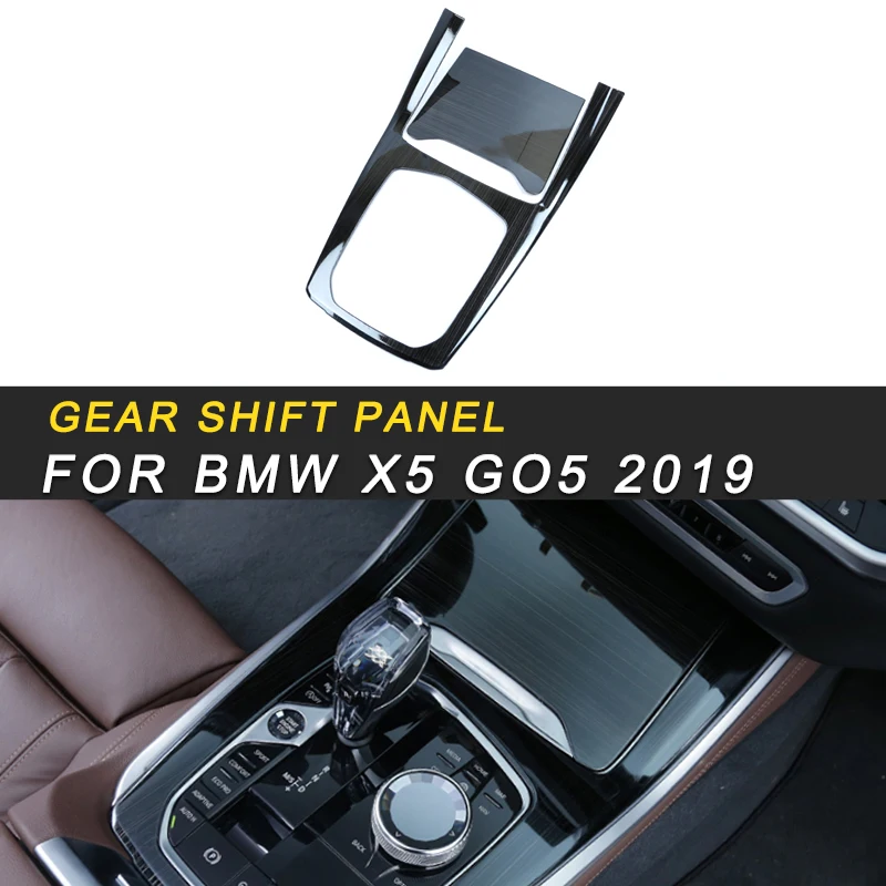 

For BMW X5 2019 Car Styling Gear Shift Hand Brake Panel Cover Frame Trim Sticker Interior Accessories