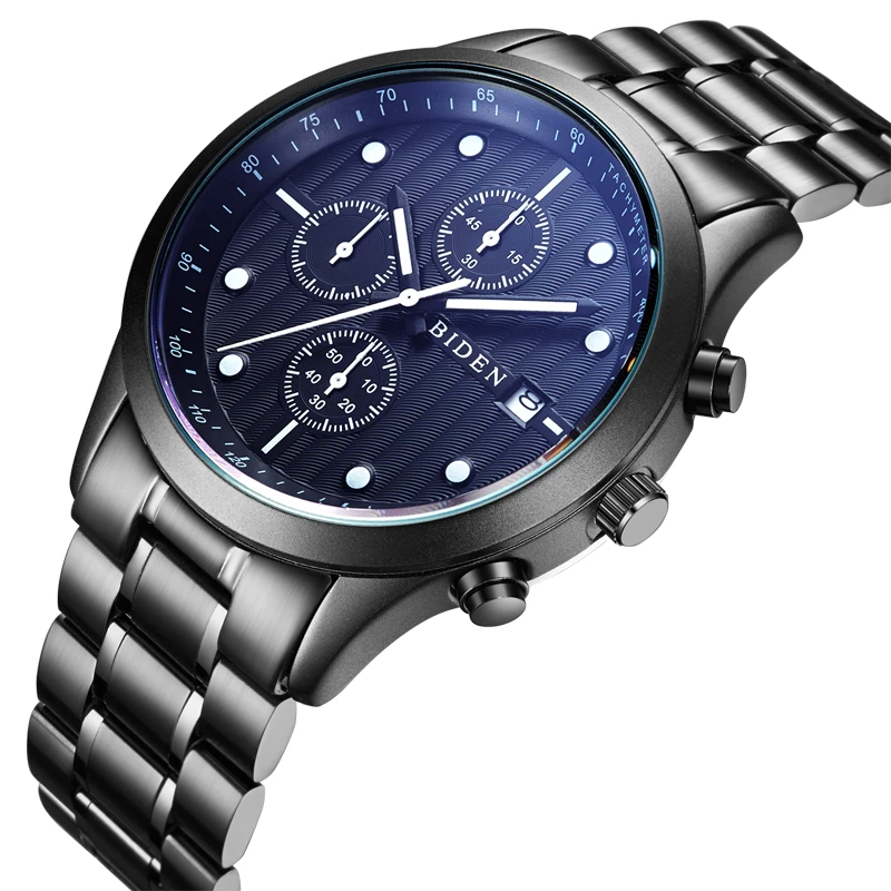 

Relogio Masculino New 2018 Mens Watches Top Brand Luxury Chronograph Sports Quartz Stainless Steel Male Military Date Watches
