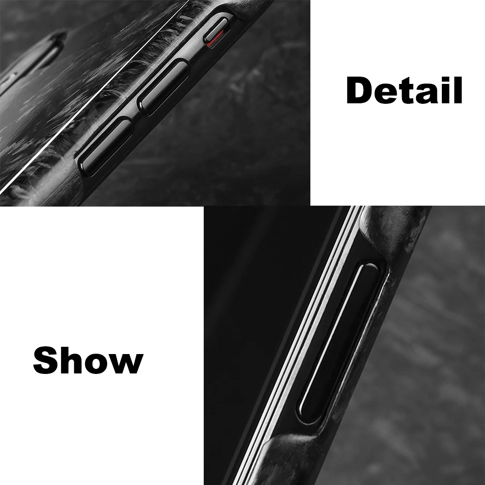 Роскошный кованый композитный чехол для телефона из настоящего углеродного волокна для iPhone X XS, Модный Стильный чехол для iPhone XR XS MAX