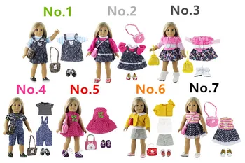

Hot Sell A Variety of Beautiful Dresses Outfit for 18 Inch American Doll A1