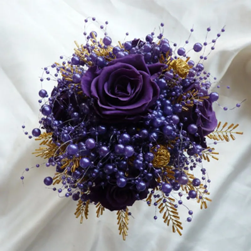 

5M Artificial Pearls Beads Chain Gypsophila Garland Flowers DIY Hair Wedding Party Decoration Bridal Bouquet Decoration Flower
