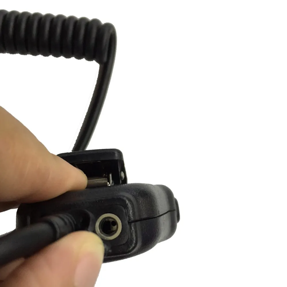 Handheld Shoulder Speaker Microphone Mic PTT for Vertex Standard Portable Radio VX-231 VX-230 VX-160 VX-168 VX-180 Walkie Talkie (1)