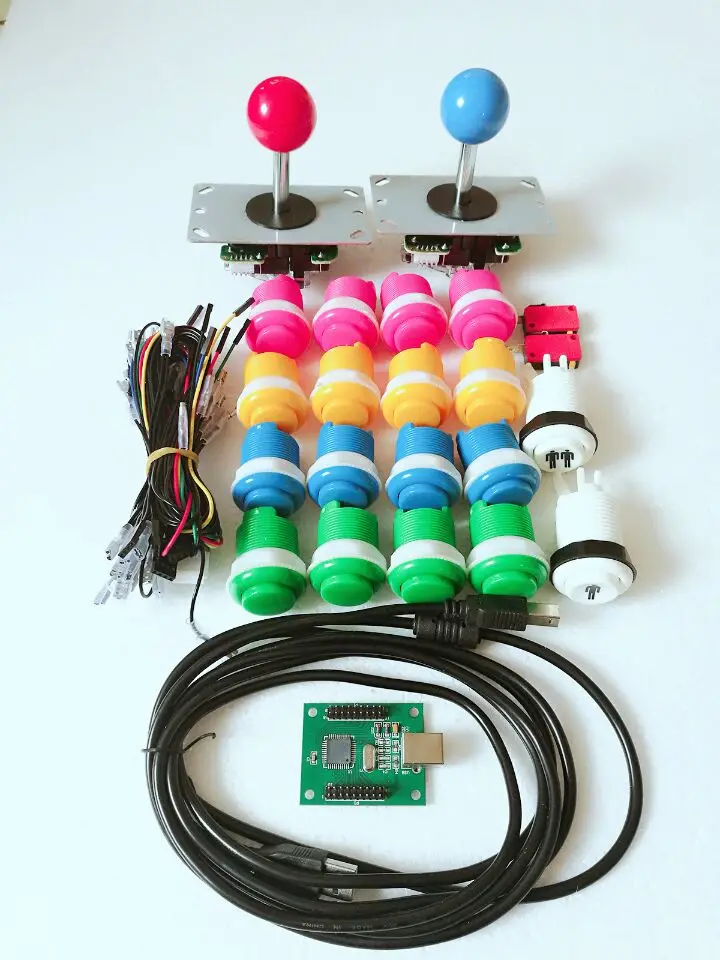 DIY Joystick chip kit Xin Mo Arcade to USB controller 2 player MAME MulticadePC PS3 