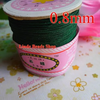 0.8mm shamballe rope Emerald Waxed Beading Cord fit shamballe bracelet&necklace string 130meter free shipping SL025
0.8mm shamballe rope Emerald Waxed Beading Cord fit shamballe bracelet&necklace string 130meter free shipping SL025