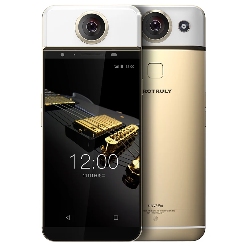 Глобальный PROTRULY D7 5 дюймов AMOLED 360 градусов VR 26MP мобильного телефона 4G Android mtk6797 helio
