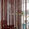 Solid Color String Curtain 300*260cm Coffee Gray White Black Classic Line Curtain Window Blind Vanlance Room Divider ► Photo 1/6