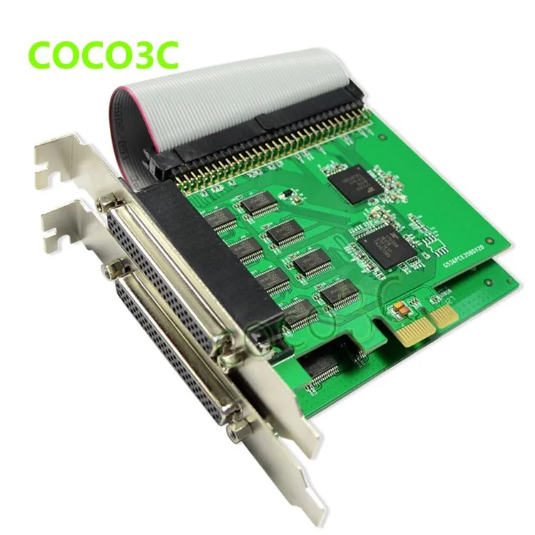 16 Ports Serial PCI Express controller card PCI-e to multi RS-232 DB9 Ports converter for Industrial automation XR17V358 Chipset (11)