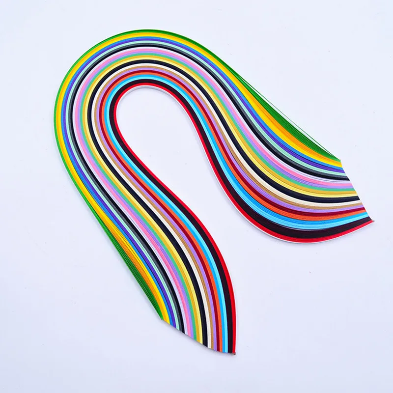 260 шт 26 цветов детский бумажный Набор для квиллинга ручной работы DIY бумага Оригами декоративная бумага