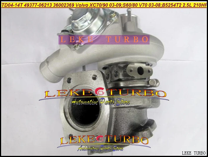 TD04-14T 49377-06213 36002369 Turbo Turbocharger For Volvo XC70 XC90 2003-2009 S60 S80 V70 2003-2008 B5254T2 2.5L 210HP (2)