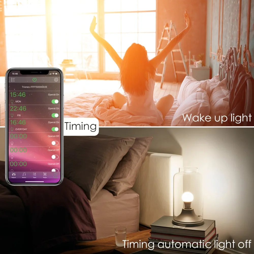  E27 RGBW Bluetooth 4.0 LED Light 15W APP Smart Voice Music Control Light Multi-Color LED Bulb Famil - 33003958927