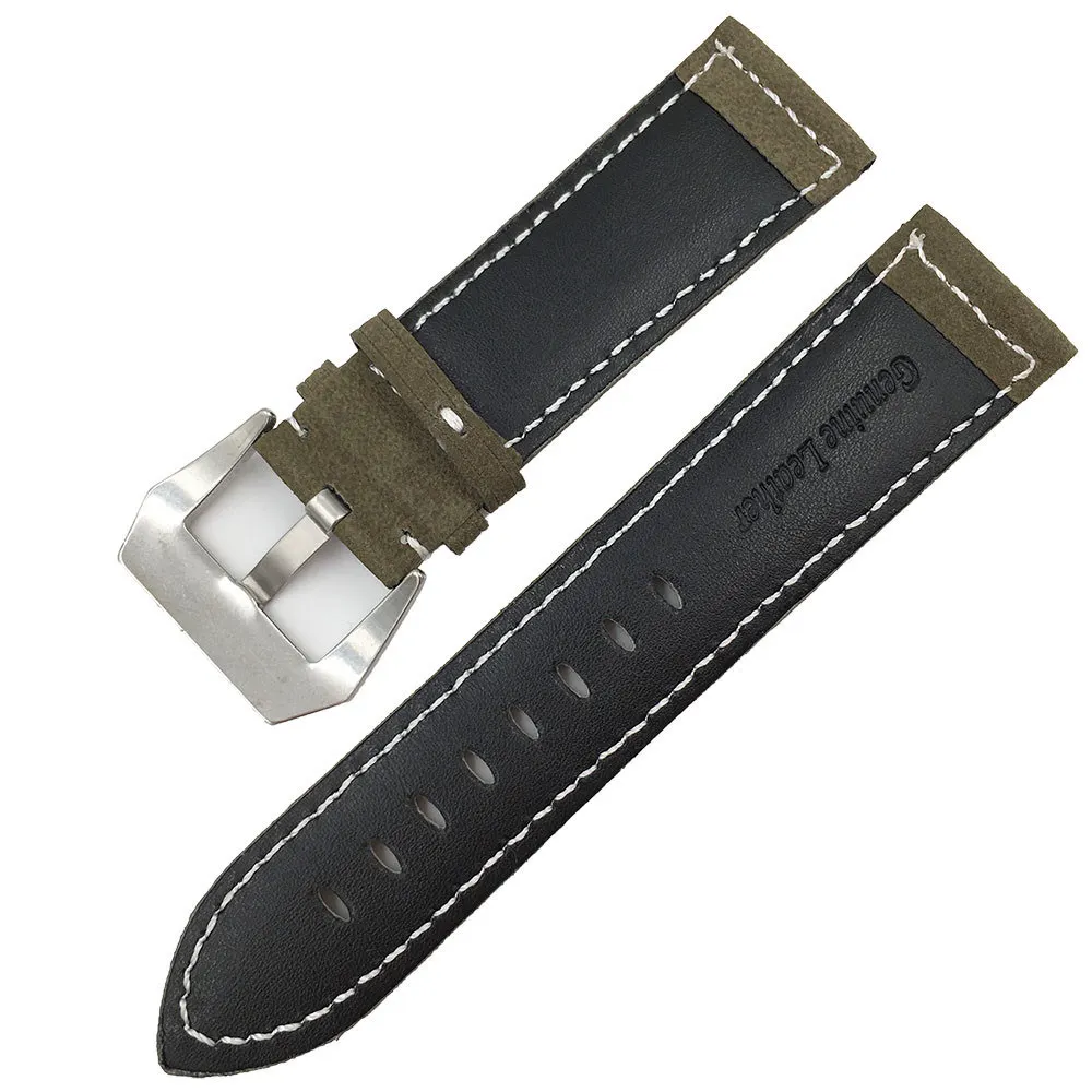 TEAROKE-Handmade-Matte-Leather-Watch-Band-Men-Women-18mm-20mm-22mm-24mm-Stainless-Steel-Buckle-Strap (3)