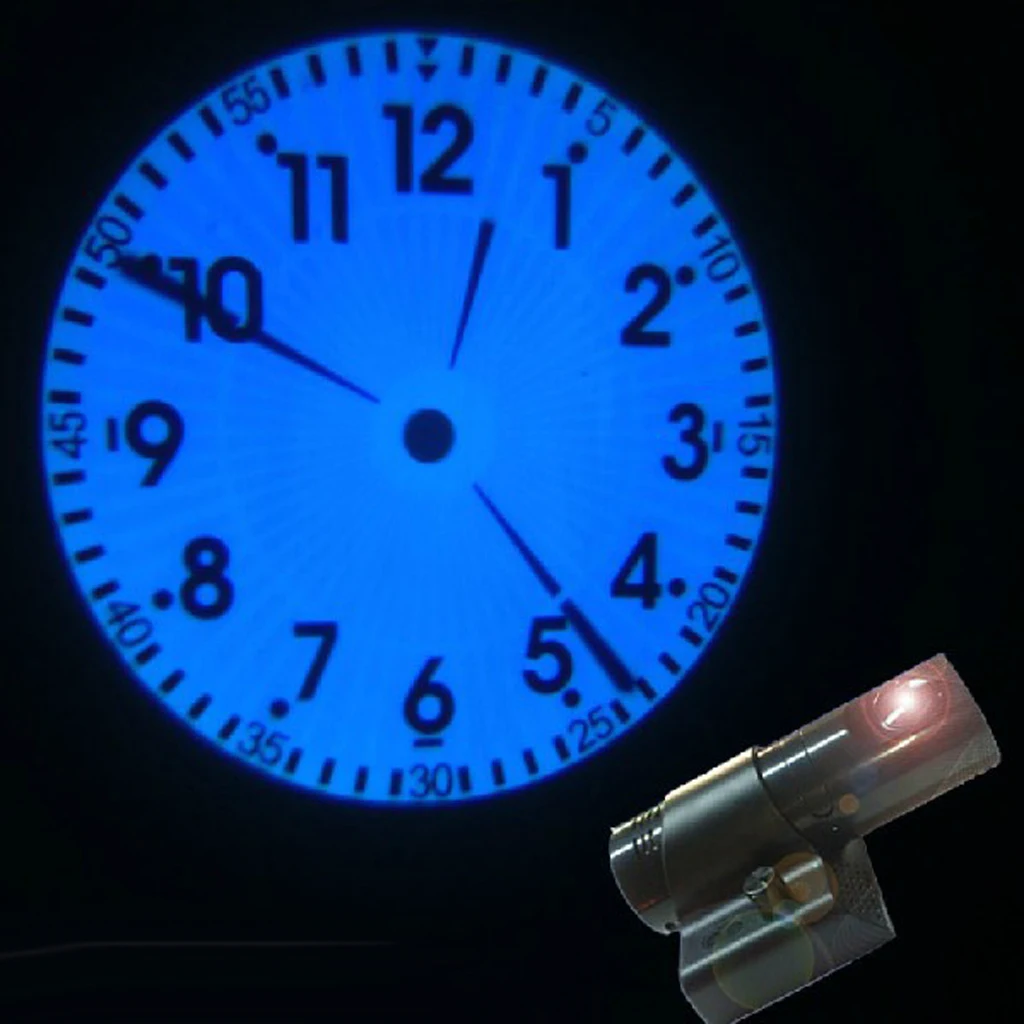 

Projection Digital LCD Alarm Clock 5Color Changing Display for Bedroom UK Plug