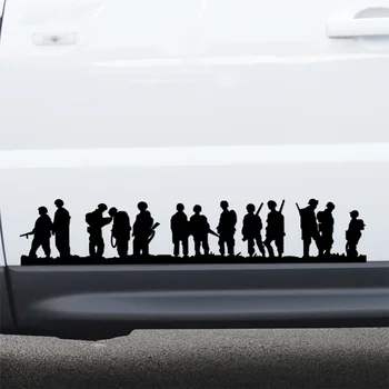 

3 Pairs BAND OF BROTHERS On Car Doors Sticker Car-styling For All Car exterior accessories
