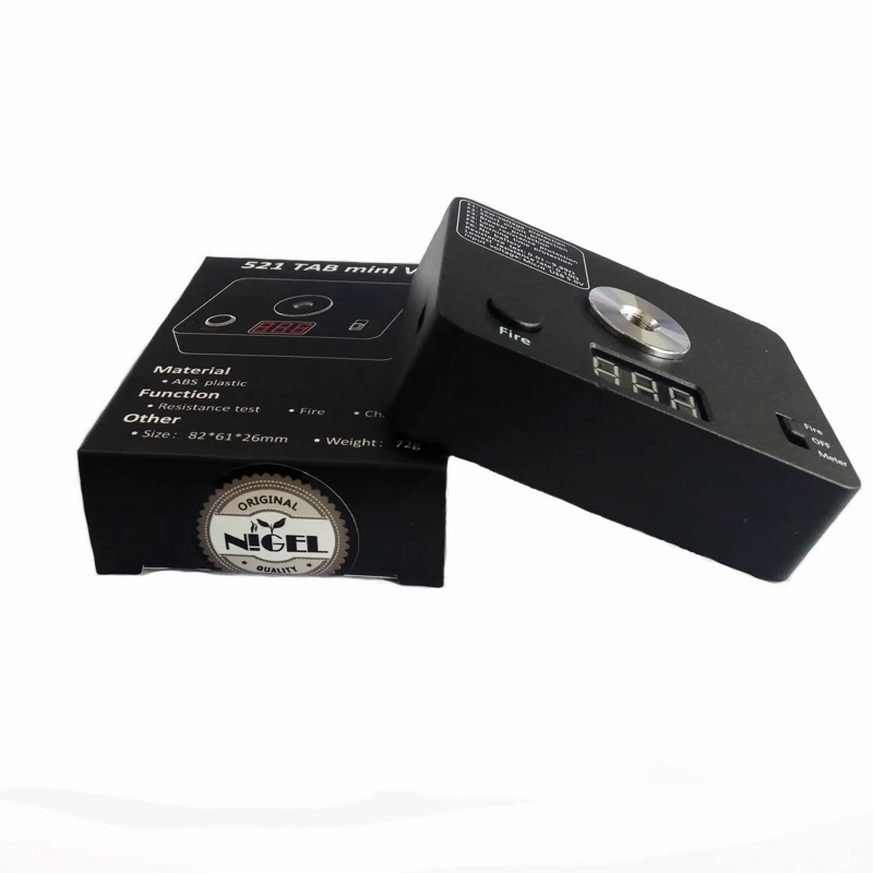 Nigel Digital 521 Tab Mini V3 ом измеритель сопротивления Ом тестер для DIY электронных сигарет