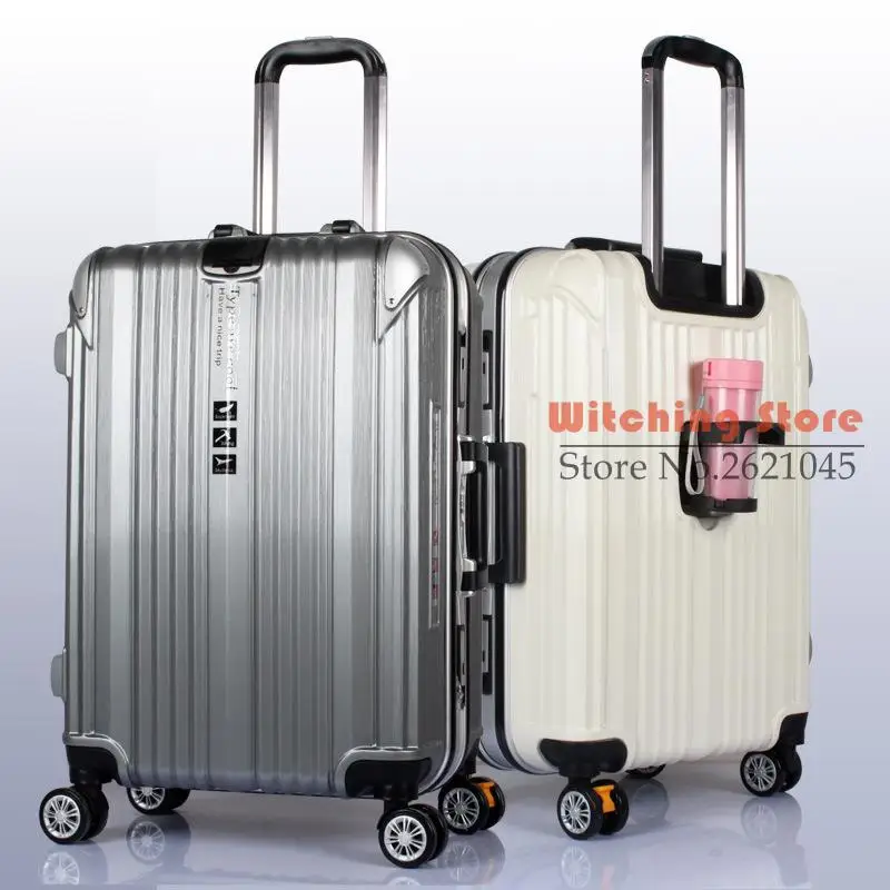 20 INCH 2024 Scrub the cup braking wheel aluminum frame rod solid font b luggage b