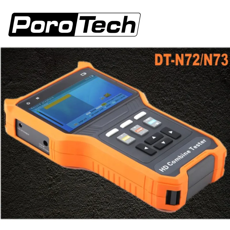 DT-N72/73 4,0 "Ангел экран 4IN1 HD цифровой мультиметр CCTV тестер SD, CVI, TVI, AHD Камера RS485 монитор USB коаксиальный PTZ и OSD