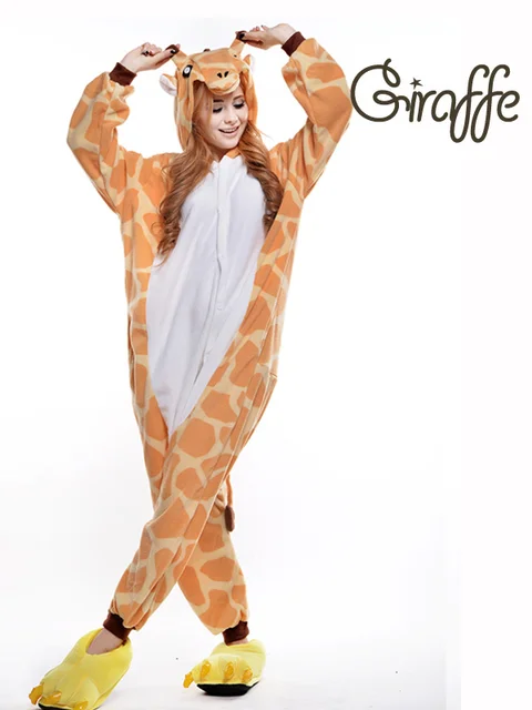 Adult Giraffe Onesie Adult Animal Footed Pajamas Plus Size Polar Adult Giraffe Onesie Adult Animal Footed Pajamas Plus Size Polar Fleece Halloween Costumes For Women Carnival 32228861703html