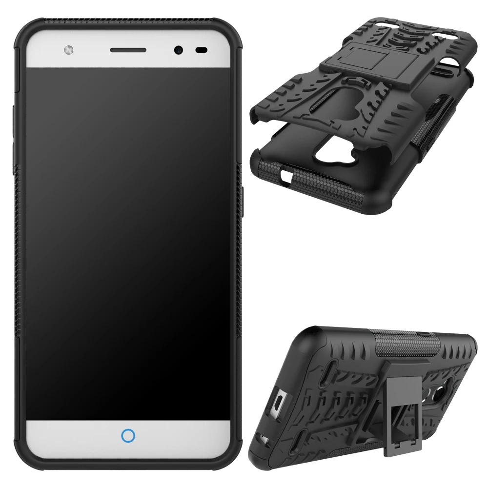 ZTE Blade A2 чехол 5 0 дюймов ТПУ и ПК Двойной армированный с подставкой для BV0720 жесткий