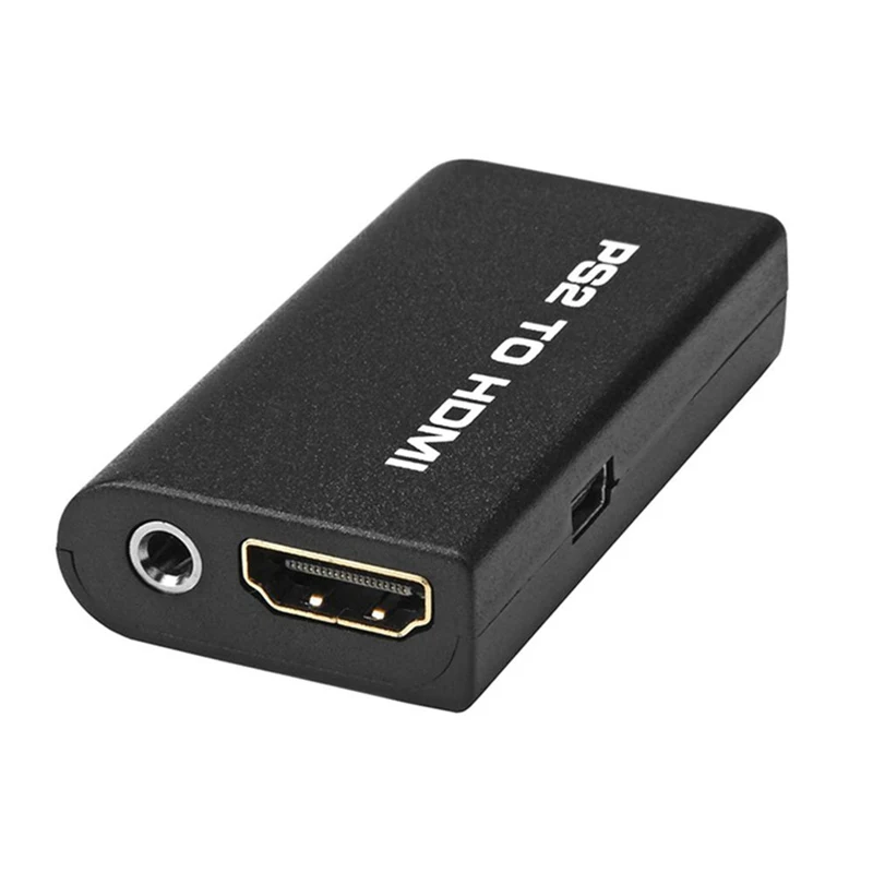 Rankman PS2 to HDMI AV Converter Adapter with 3.5mm Audio Output Support 480i 576i 480P for PS2 Display Modes 