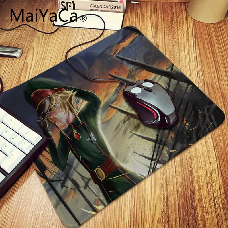 Коврик для мыши iyaca Youjo Senki Tanya Von Degurechaff нескользящий прочный резиновый коврик