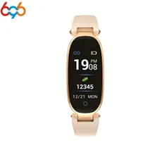 696 женский интеллигентая(ый) спортивный браслет S3 девочек монитор сердечного ритма шагомер сна леди умный силикон часы