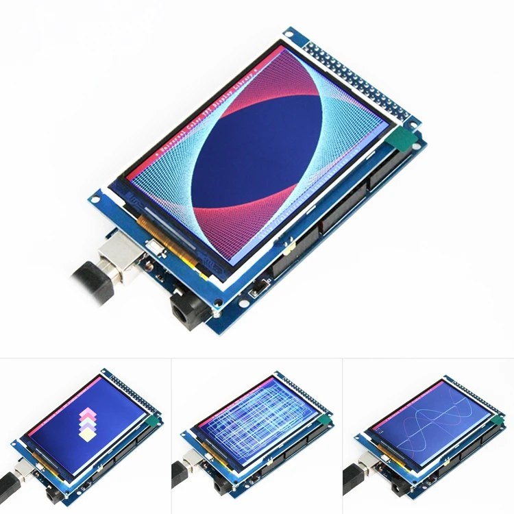 

3.5'' 3.5 inch TFT color LCD module 320X480 320*480 Ultra HD support Ard Mega2560 Mega 2560 ili9486 16 bits parallel