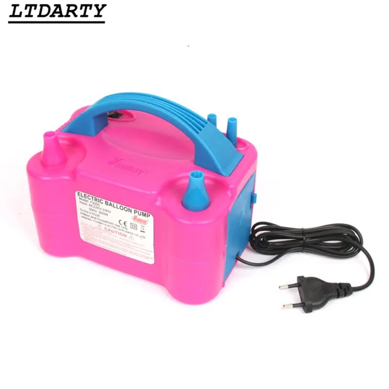 

High Voltage Double Hole AC Inflatable Electric Balloon Pump Air Balloon Pump Electric Balloon Inflator Pump Portable Air Blower