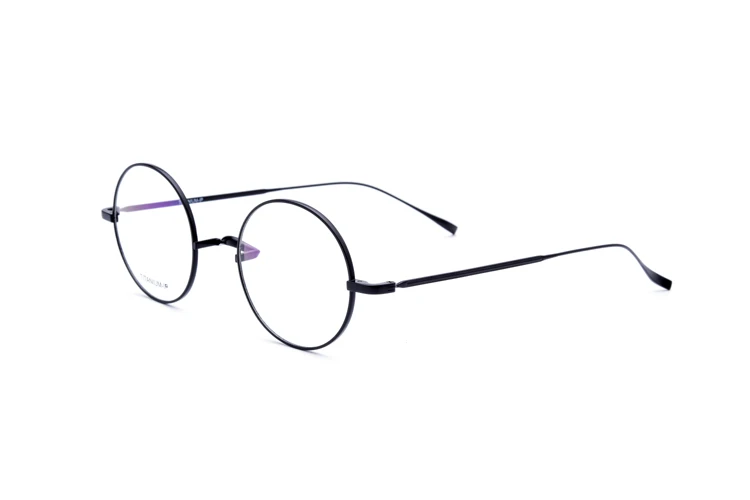 

9.9 g Not Allergic 100% Real Titanium Glasses Frame Men Retro Women Round Optical Prescription Eyeglasses Harry Potter Eyewear
