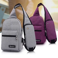 Мужская сумка на грудь usb для отдыха сумка-мессенджер многофункциональная сумка через плечо Teengers подарок женская сумка