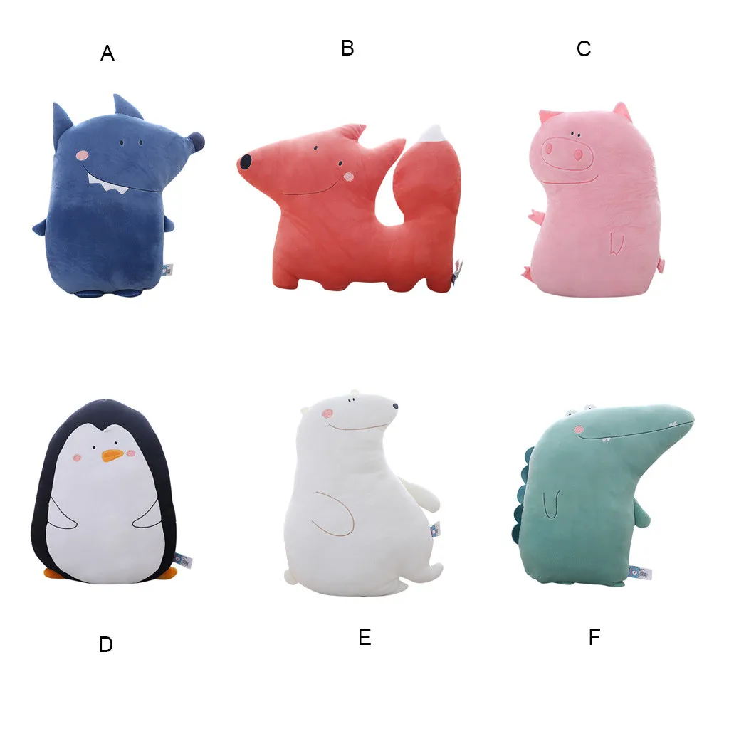 

Stuffed Plush Animals Toy Pillow Comfort Forest Animals Plush Decor Pillow #XTN