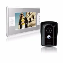 High Tech 7 ”TFT Color Apartamento RFID Sistema de videoportero Intercom Timbre Monitor de la Cámara del teléfono Manos Libres de Intercomunicación