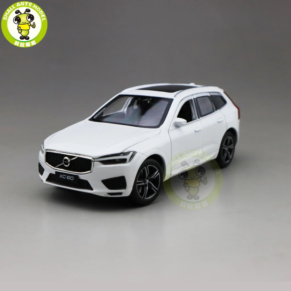 1/32 JACKIEKIM NEW Volvo XC60 Shock Absorption Diecast Model CAR SUV Toys for kids Boy girl Gifts - Цвет: White(no box)