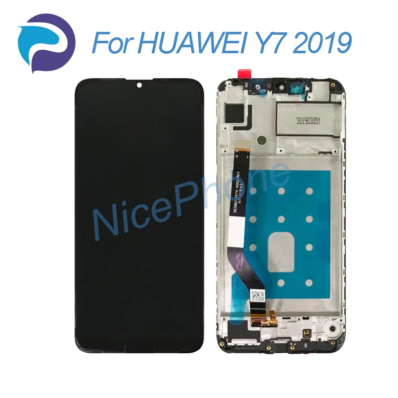 ЖК дисплей для Huawei Y7 2019 экран с рамкой Prime Sceen|Экраны мобильных телефонов| |