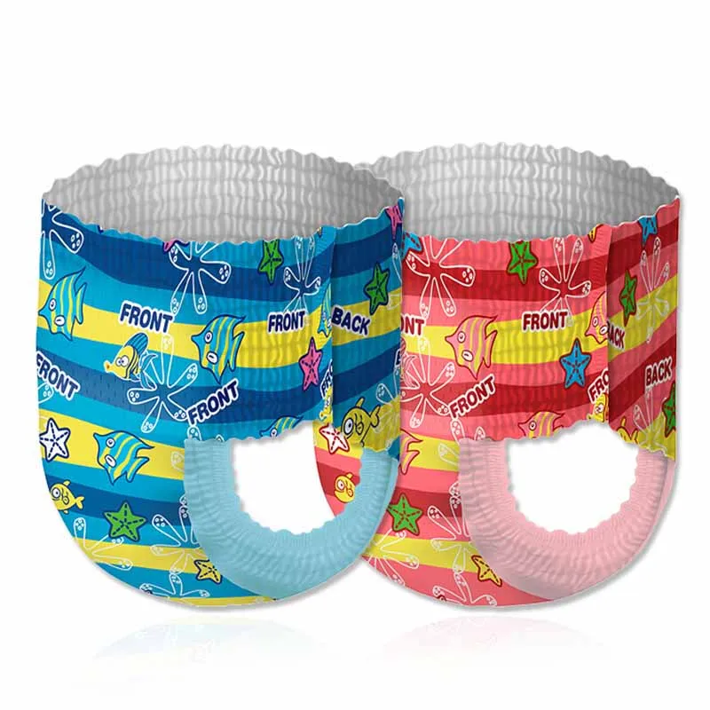 Baby Swim Disposable Diapers Panties Adjustable Waterproof Cloth Swimming Pant Boys Girls Leakproof Nappies Pool Trunks