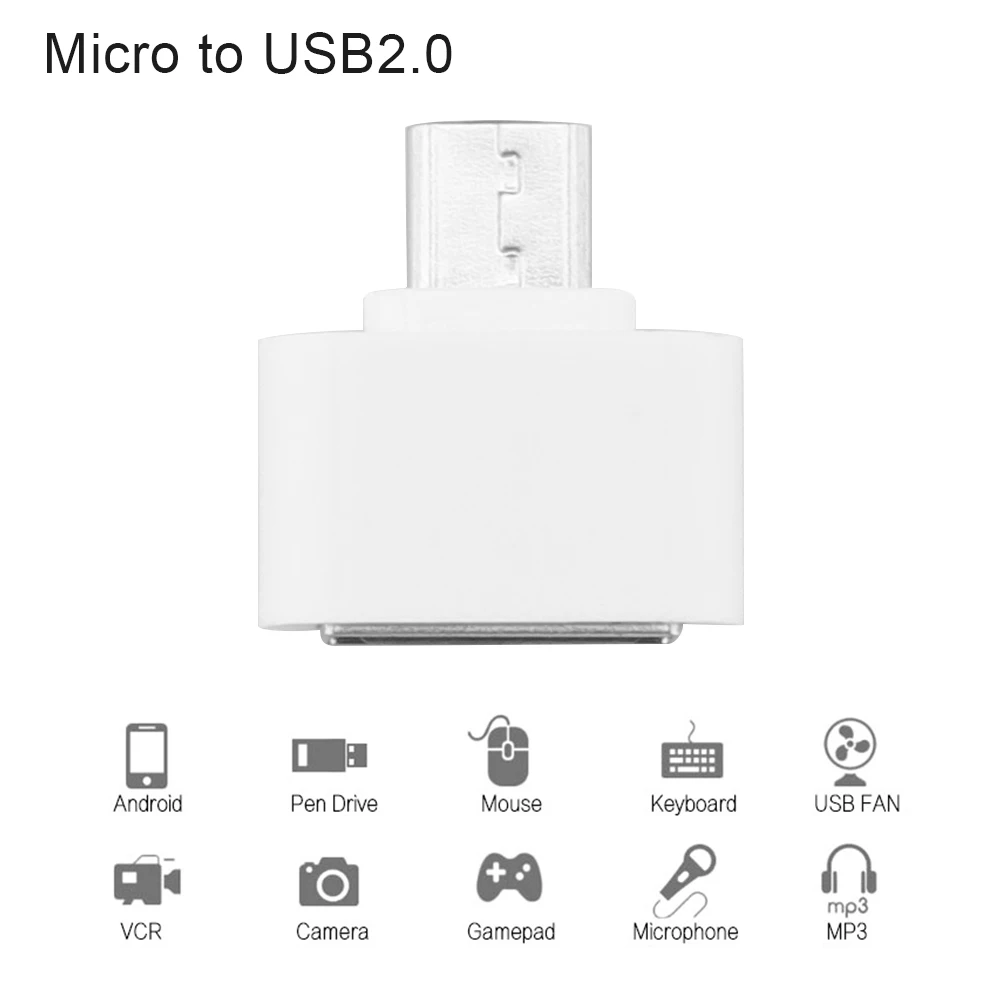 3 шт. Мини Micro USB к USB OTG адаптер для samsung htc LG sony телефон планшет Sd Tf кард-ридер Microusb к Usbc Женский конвертер