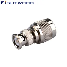 Eightwood 5 шт. BNC к UHF SO-239 SO239 Автомобильная Радио Антенна RF коаксиальный адаптер BNC штекер к UHF SO-239 SO239 разъем прямой
