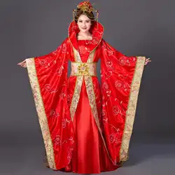 Для женщин Цветочный этап одежда для представлений Китай древний queen Костюмы династии Тан костюм завершающий наложниц платье принцессы