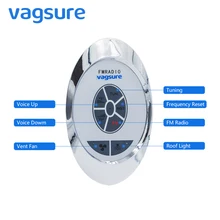 Vagsure 1 шт. овальная панель управления для корпуса Аксессуары для душевой кабины цифровой fm-радио вытяжной вентилятор освещение динамиков управление Лер