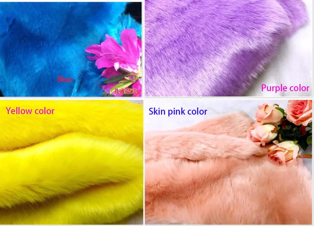 

Thicker Imitation rabbit fur plush fabric,faux fur,Clothing counter carpet decoration materials,160cm*45cm(half yard)/pcs