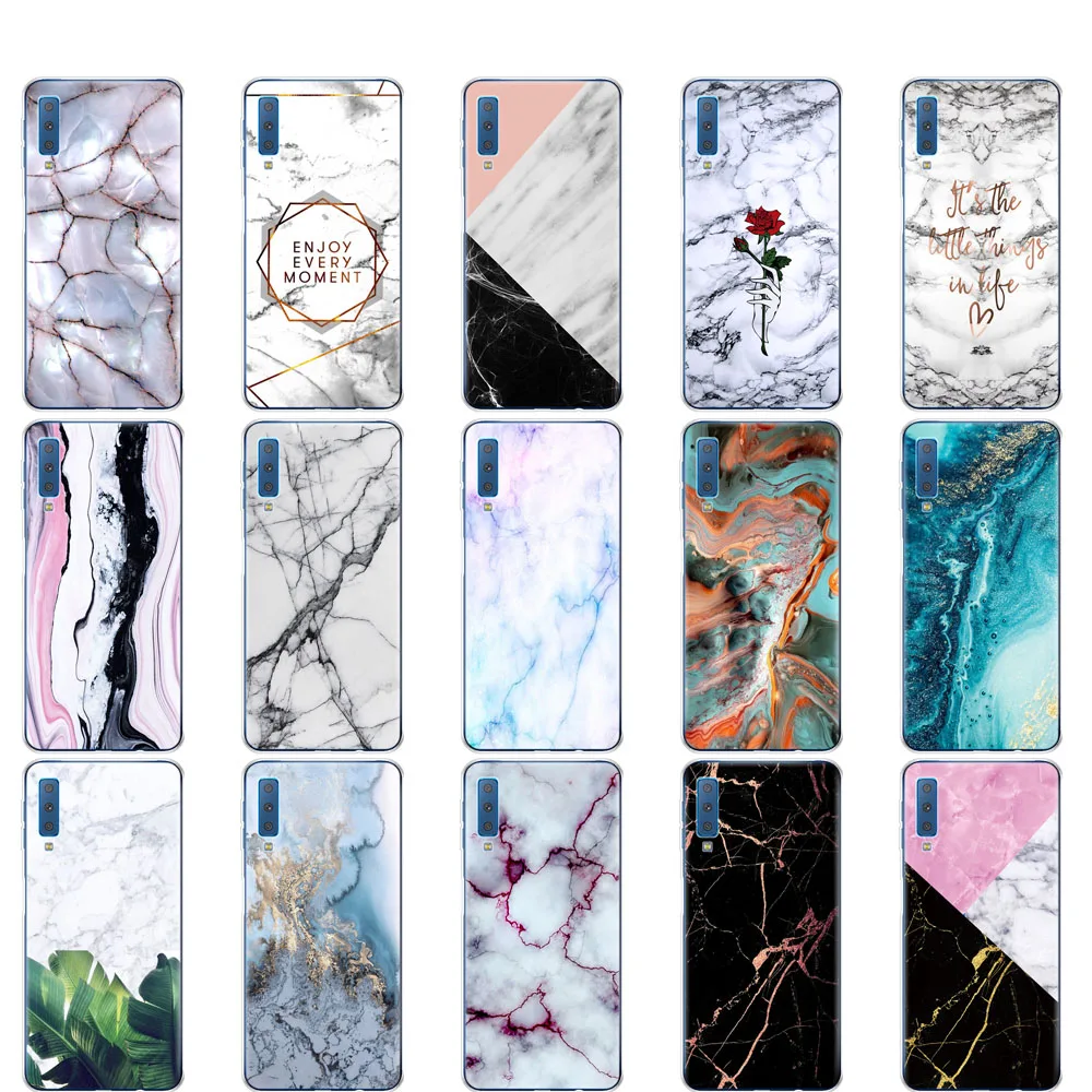 

Case For Samsung A50 Case For Samsung Galaxy A50 A60 A10 A30 A40 A70 A 50 2019 A9 A7 2018 marble fashion design
