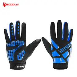 Boodun Professional длинные перчатки для верховой езды Нескользящие вентиляционные удобные противоударные пота на открытом воздухе Мотоциклетные