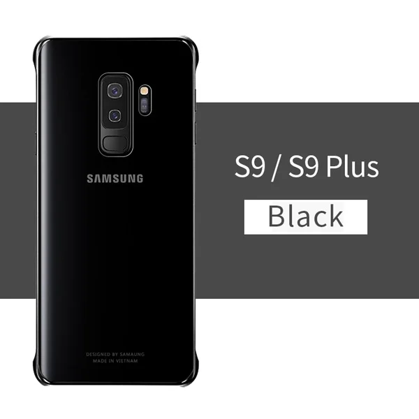 samsung Galaxy S9 S9 Plus, чехол, милый, роскошный, кожаный, 360, тонкий, чемпион, чехол, жесткий, PC, противоударный, защитный чехол - Цвет: Black