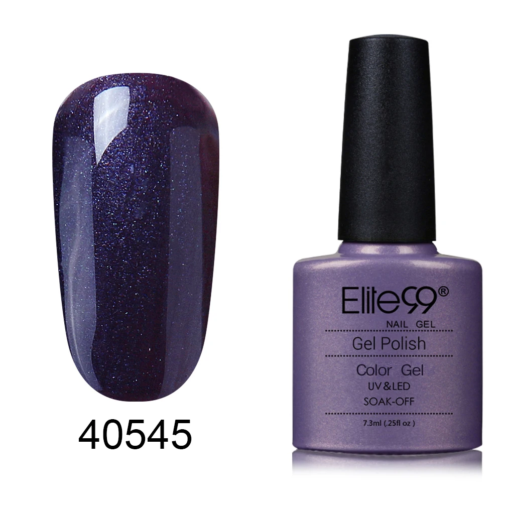 Elite99 7,3 мл Гель-лак для ногтей долговечный замачиваемый Гель-лак для ногтей Светодиодный УФ-гель для быстрого высыхания ногтей 1 шт. 79 цветов - Цвет: S40545