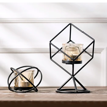 

Creative Home Nordic Candles Holders Romantic candlestick Christmas Bougie Mariage christmas decorations for home WZF029