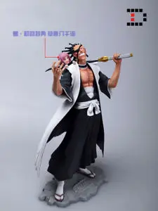 ADGK BC005 отбеливатель Kenpachi зараки смолы GK статуя Япония Аниме Коллекционная