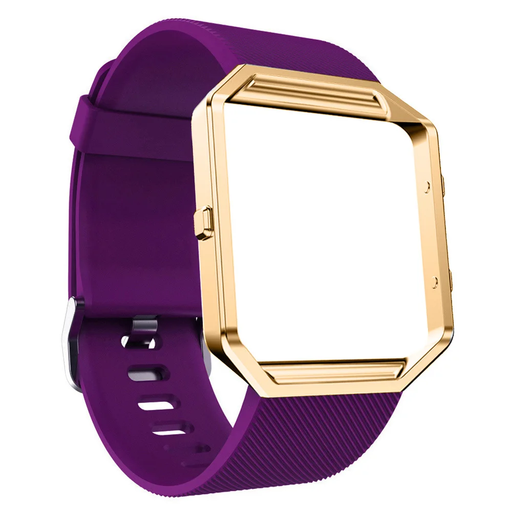 Для Fitbit Blaze smart watch frontier/Классические Силиконовый Браслет для ремешок часов с
